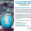 GLUE Capstone Research & Engagement Awards GLUE Summer 2019 Award flyer