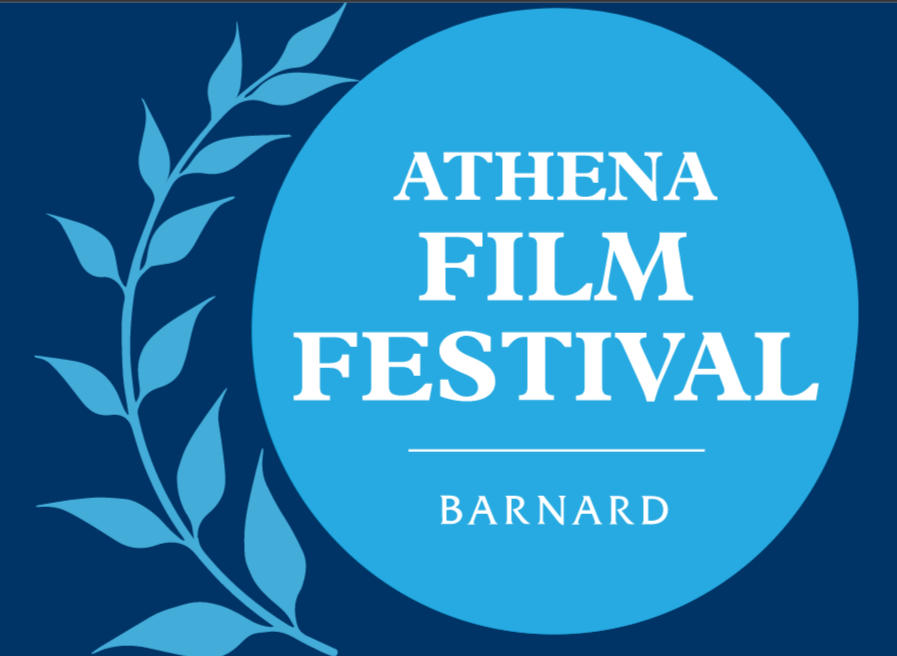 athena film festival logo blue