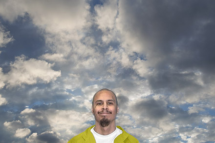 Robert: “Myself with a Blue Sky.” Photo by Laurie Jo Reynolds, 2011.