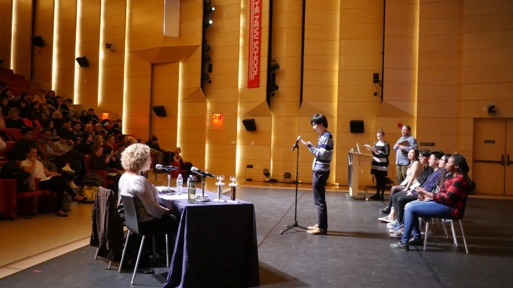 The first-ever spELLing bee, a competition between students from The New School and Pace University, took place in April.