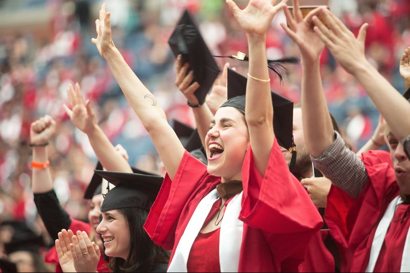 The New School hosted its 81st Commencement exercises and a celebratory festival at Arthur Ashe Stadium, Queens on Friday, May 19. (Photos / Jerry Speier and Phillip Van Nostrand)