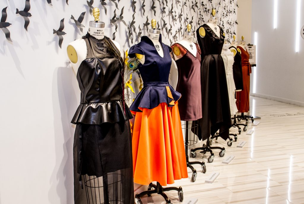 Dresses on display at Lord & Taylor. Photo by Patrick Michael Hughes.