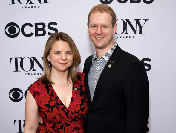 Sankoff with her husband and writing partner, David Hein.