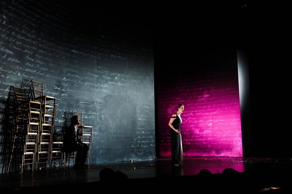 A scene from Mannes Opera's recent production of Eugene Onegin.