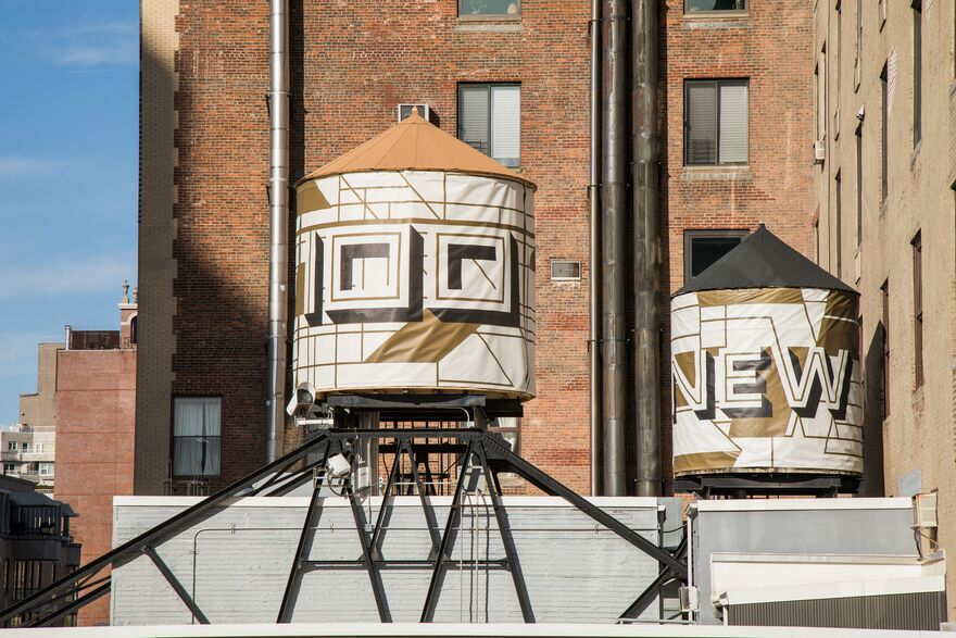 The New School Centennial Water Tower Wraps