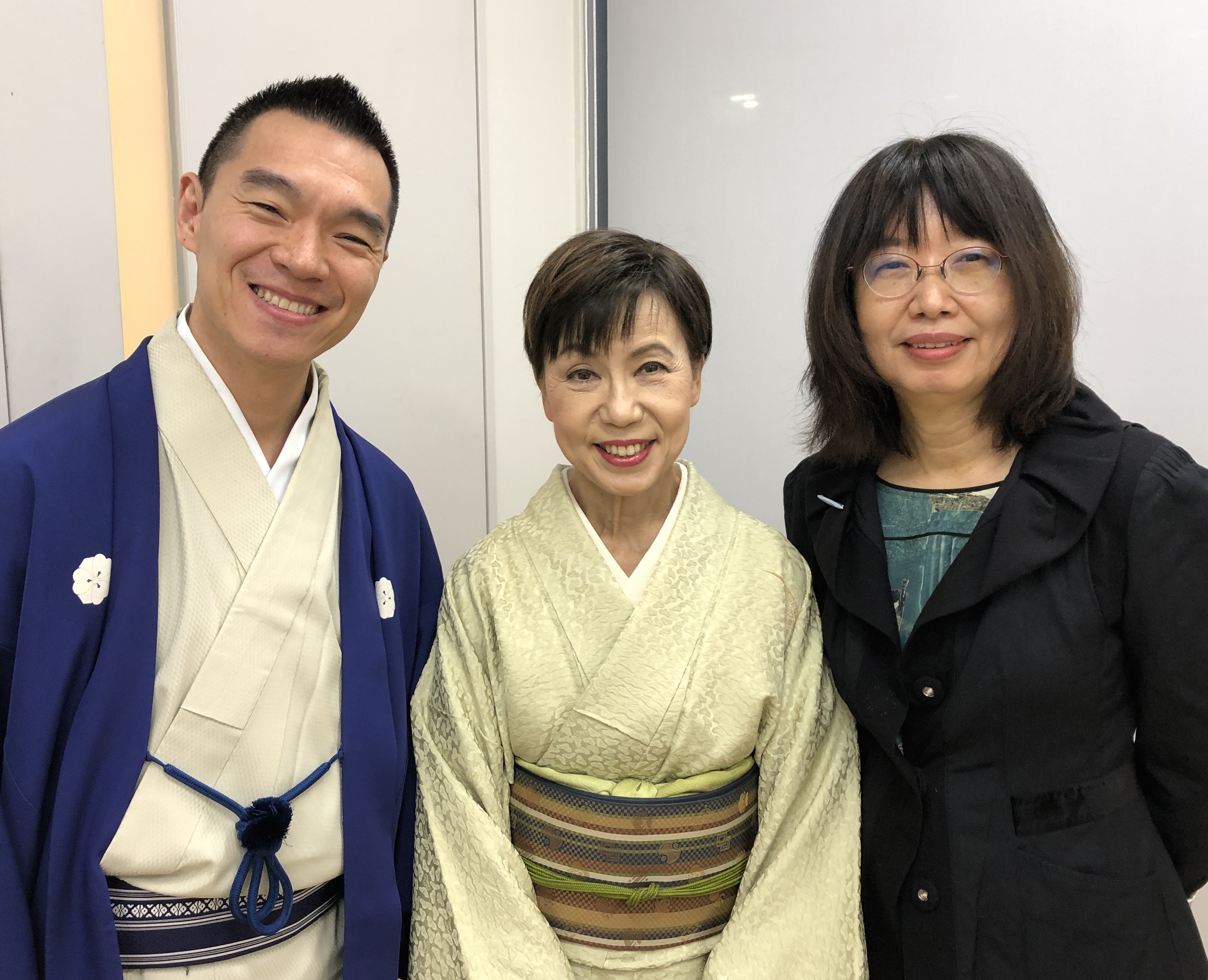 Professor Eiko Ikegami with panelists at Hosei University in Japan