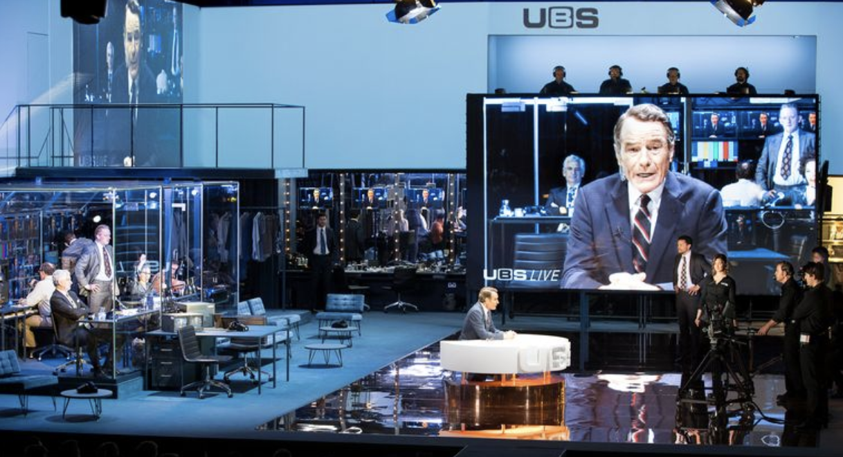 Network on Broadway, starring Bryan Cranston, with video design by Drama faculty member Tal Yarden