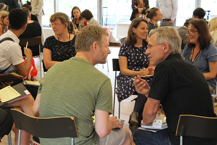 A  workshop session held at the Critical Edge Alliance Conference at The New School. Photo by Suhail Mandani 