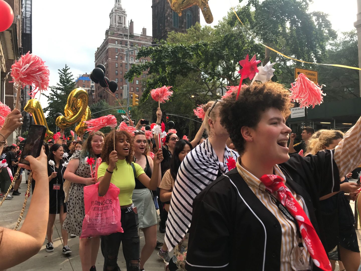 Orientation brought families, current students, faculty, and staff together to cheer on students as they begin their journey at The New School (Photo by Tony Muchai, Parsons '20)