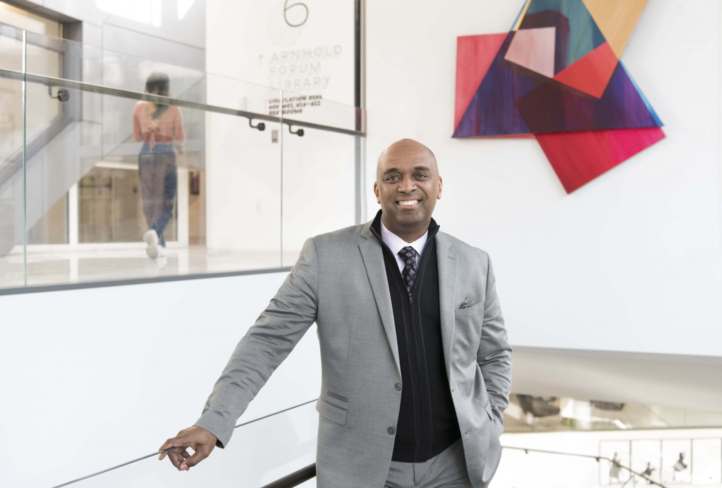 President Dwight A. McBride in The New School's University Center