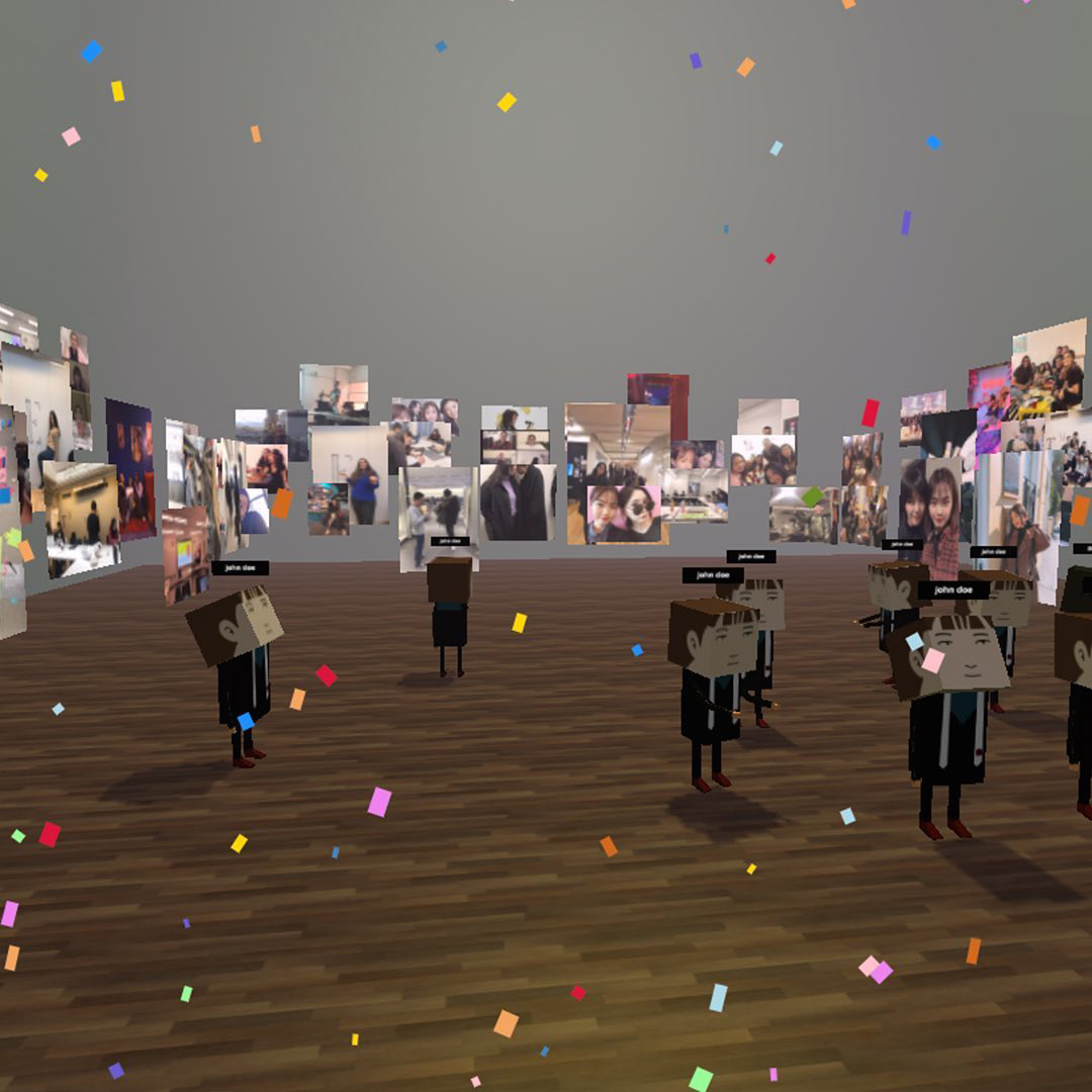 Students in the MPS CD program created their own avatars to participate in their virtual commencement ceremony
