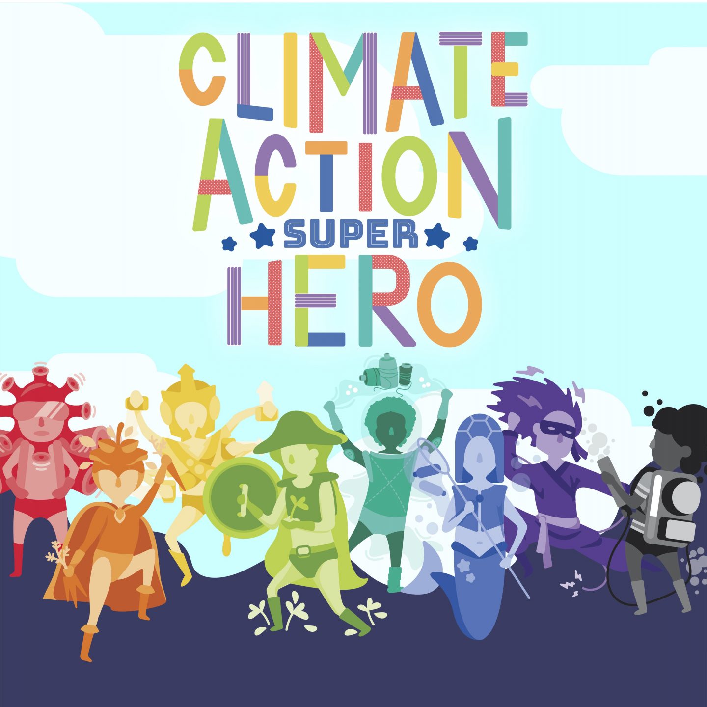 The climate campaign created by the GEMS cohort is targeted to children