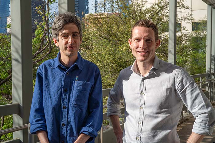 LtR: Hamilton Morris, BSc Liberal Arts; and Nicolas Langlitz, associate professor of anthropology and founder and director of the Psychedelics and Humanities Lab