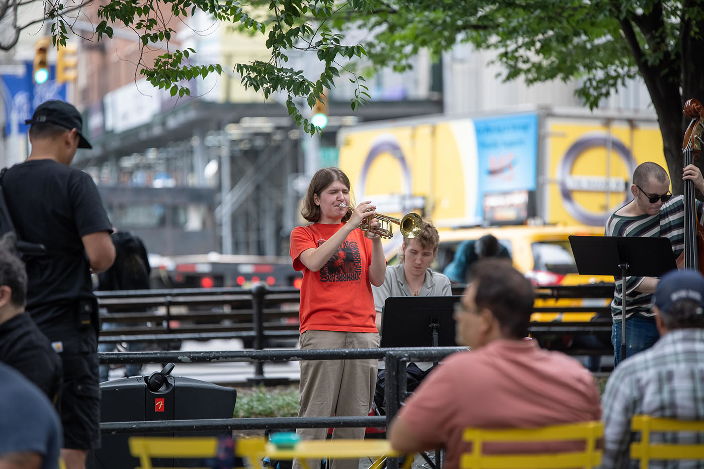 The weekly concerts are part of the Summer in the Square series, hosted by the Union Square Partnership...