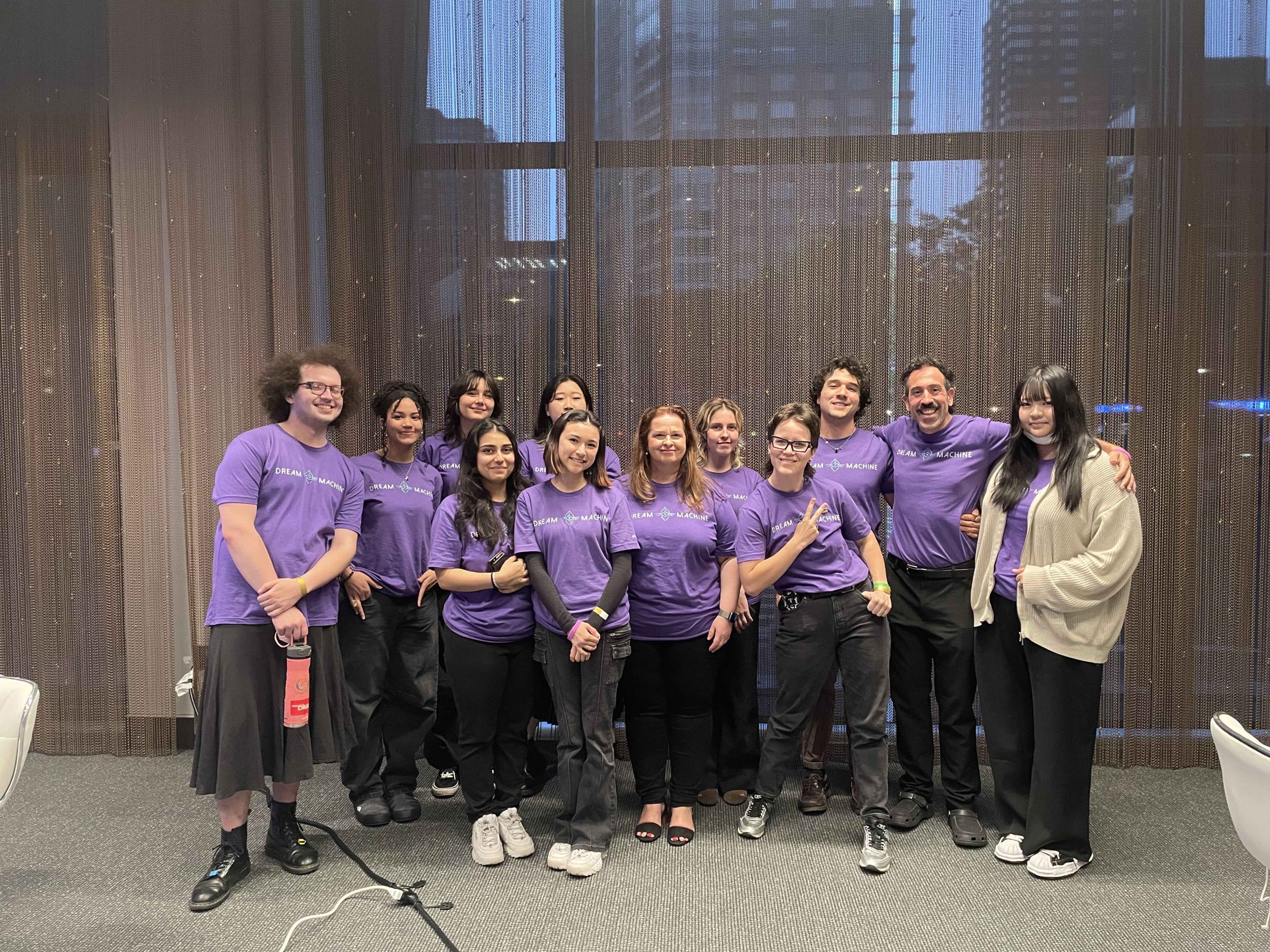 Students from programs in Parsons, the College of Performing Arts, Eugene Lang, and the Schools of Public Engagement participated in the partnership, where they served as docents during an immersive experience