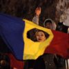 A Letter from New York: Romania’s Winter of Discontent Protesters in Romania wave the flag of 1989 revolutionary forces ¬© Unknown/Presa internationala