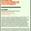 PHILOSEMITISM, HOLOCAUST MEMORY, AND THE ACCOMPLISHMENT OF CIVILITY IN GERMANY, Oct. 31st, 12 pm Irit_Dekel (1)